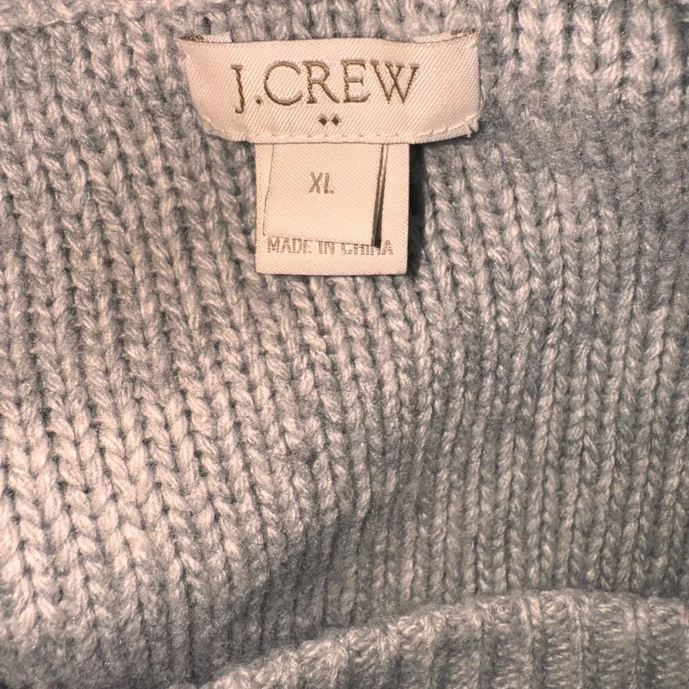 J. Crew jeweled Knit Sweater - Soft Gray